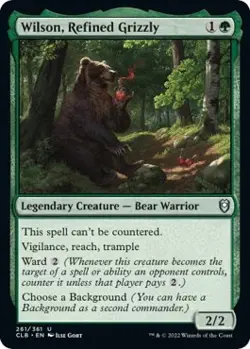 Foil - Wilson, Refined Grizzly - 261 / NM / English MTG - Image 1