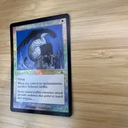 Tethered Griffin Foil 1999 Urza's Destiny MTG Card Unplayed, Near Mint Condition - Image 2