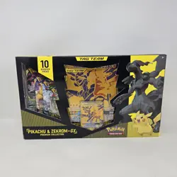 Pokemon TCG Pikachu & Zekrom GX Premium Collection Box - Damaged Box 820650809910 - Image 1