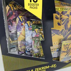 Pokemon TCG Pikachu & Zekrom GX Premium Collection Box - Damaged Box 820650809910 - Image 3
