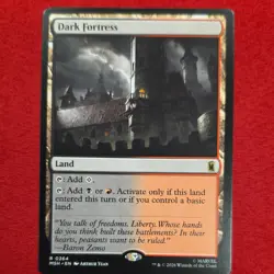 Wizards of the Coast MTG Dark Fortress Marvel Super Heroes 0264 Rare Land EN - Image 1