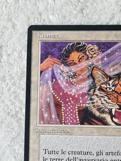 MTG 1995 Italian Legends KISMET White Enchantment Pack Fresh NM+ - Image 2