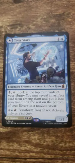 MTG Magic Tony Stark / The Invincible Iron Man 0080 Marvel Super Heroes - Image 1