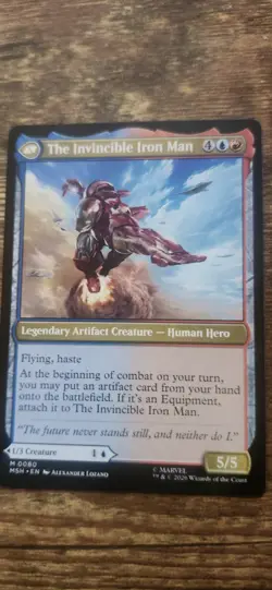 MTG Magic Tony Stark / The Invincible Iron Man 0080 Marvel Super Heroes - Image 2