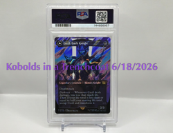 Final Fantasy MTG Cecil, Paladin/Dark Knight Borderless Surge Foil #525 PSA 10 - Image 2