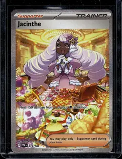 Jacinthe 122/088 SIR ME03 Perfect Order Pokemon Card NM Full Art Holo - Image 1