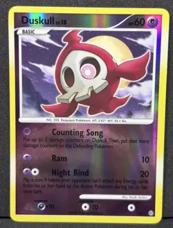 Pokemon TCG Stormfront Shiny Duskull SH2 Reverse Holo Rare - Image 1
