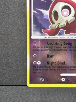 Pokemon TCG Stormfront Shiny Duskull SH2 Reverse Holo Rare - Image 5