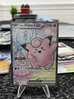 Pokemon TCG Lillie's Clefairy ex SV09 173/159 Full Art Holo Ultra Rare EN - Image 1