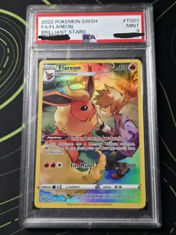 FA/FLAREON TG01/TG30 BRILLIANT STARS 2022 POKEMON SWSH MINT PSA 9 - Image 1