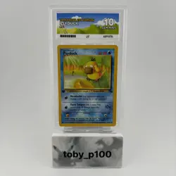 Pokemon Psyduck 53/62 1st Edition 1999 Fossil #53 - POP 7 - ACE 10 - Image 1