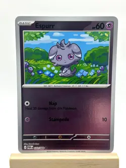 Espurr 033/088 Common Perfect Order Pokemon Reverse Holo Near Mint - Image 1