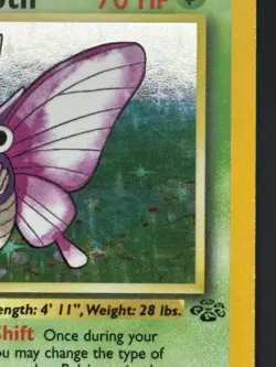 Venomoth 13/64 - Vintage Pokemon Jungle Set- Holo Unlimited - LP - Image 2