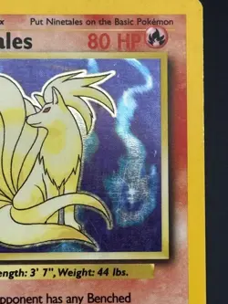 Ninetails 12/102 - Vintage Pokemon Base Set - Holo Unlimited - LP - Image 2