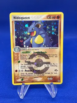 2004 Pokemon FireRed & LeafGreen Nidoqueen 9/112 Reverse Holo Rare MP/HP - Image 1