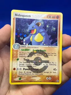 2004 Pokemon FireRed & LeafGreen Nidoqueen 9/112 Reverse Holo Rare MP/HP - Image 3