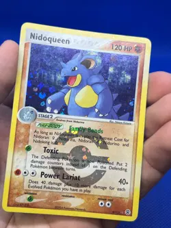 2004 Pokemon FireRed & LeafGreen Nidoqueen 9/112 Reverse Holo Rare MP/HP - Image 4