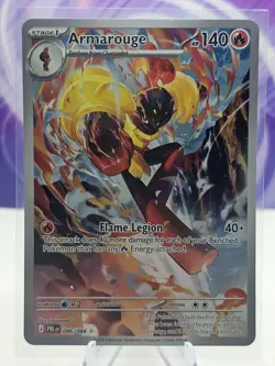 Armarouge 086/084 Pitch Black Illustration Rare Pokemon TCG NM - Image 1