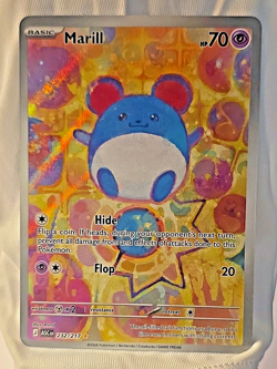 Pokemon Marill Illustration Rare Full Art Holo 232/217 EN 2026 - Image 1