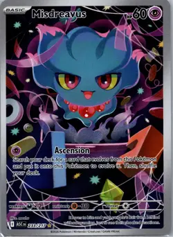 Misdreavus 233/217 Ascended Heroes Pokemon TCG Holo Illustration Rare NM - Image 1