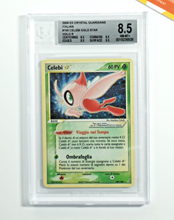 Pokemon BGS 8.5 Celebi Gold Star #100 Holo Guardiani Dei Cristalli 2004 Italiano - Image 1