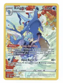POKEMON Kingdra TG03/TG30 Swsh10: Astral Radiance Trainer Gallery Holo IR Rare - Image 3