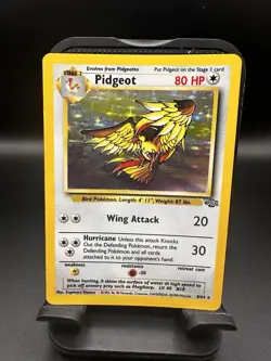 1999 Pokemon Jungle Pidgeot Holo 8/64 LP WOTC Vintage - Image 2