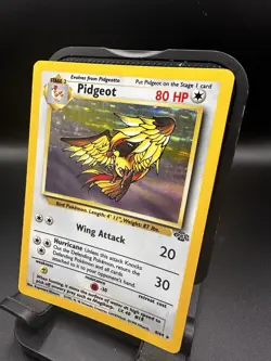 1999 Pokemon Jungle Pidgeot Holo 8/64 LP WOTC Vintage - Image 3