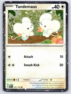 POKEMON TANDEMAUS (COSMOS FOIL) 167/193 HOLO NM A530 FREE S&H - Image 1