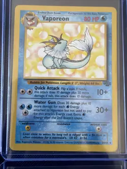 Pokemon Jungle Eeveelution Lot Vaporeon Jolteon Flareon Eevee WOTC Vintage - Image 3