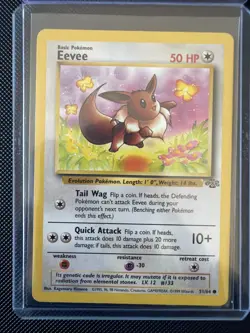 Pokemon Jungle Eeveelution Lot Vaporeon Jolteon Flareon Eevee WOTC Vintage - Image 5