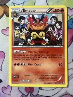 Pokemon - Emboar - 27/113 - Non-Holo - Legendary Treasures - MP/HP - Image 1