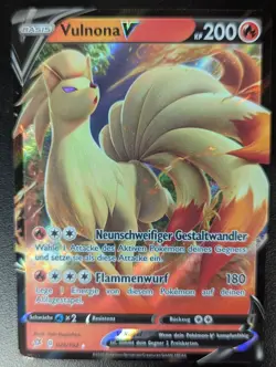 Pokemon Vulnona V 026/192 Clash der Rebellen Deutsch 2020 NM - Image 1