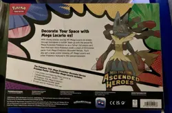 Ascended Heroes Premium Poster Collection Mega Lucario Pokemon Mega Evolution - Image 2