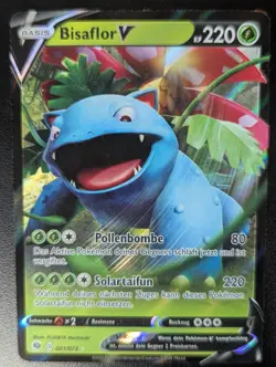 Pokemon Karte Bisaflor V 001/073 Weg des Champs Ultra Rare Near Mint Deutsch - Image 1