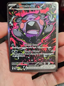 Morpeko EX 117/084 Pokemon SIR Pitch Black English - Image 1