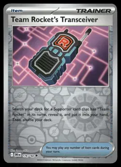 Team Rocket's Transceiver 178/182 Destined Rivals Pokemon Reverse Holo NM - Image 1