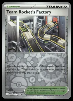 Team Rocket's Factory 173/182 Uncommon Destined Rivals Pokemon Reverse Holo NM - Image 1