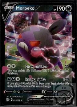 Morpeko V 095/172 Holo V Rare Brilliant Stars Pokemon Holo NM/M - Image 3