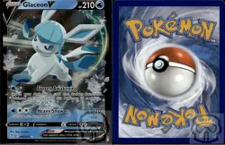 Glaceon V 040/203 Holo V Rare Evolving Skies Pokemon Holo NM/M - Image 2