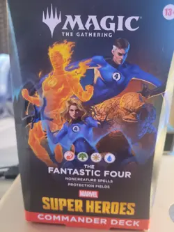 Magic The Gathering Marvel Super Heroes Fantastic Four Commander Deck Sealed - Image 1