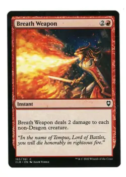 MTG Breath Weapon Commander Legends Battle for Baldur's Gate Magic Gathering - Image 1