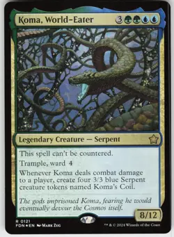 FOIL KOMA, WORLD-EATER 121 R NEAR MINT - Image 1