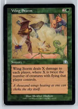 WING STORM (4x) Playset – MTG Magic the Gathering Card – Prophecy – Uncommon - Image 1