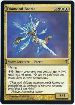 Diamond Faerie Coldsnap Rare – MTG Magic the Gathering Card - Image 1