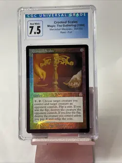 Foil CGC 7.5 - CROOKED SCALES - Mercadian Masques MTG Magic the Gathering Card - Image 1