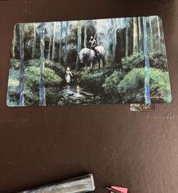 Seb McKinnon MTG Stitched-edge Playmat: The Wisp, /800 - Image 1