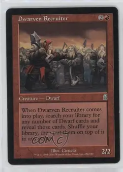 Dwarven Recruiter Magic: Odyssey #186 2001 - Image 1