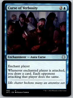Curse of Verbosity 82 Commander: Adventures in the Forgotten Realms Magic - Image 1