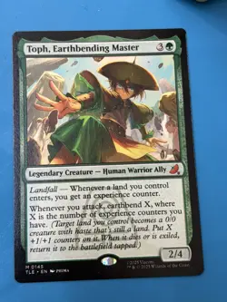 Wizards of the Coast MTG Toph, Earthbending Master 0145 Rare Regular EN 2025 - Image 1